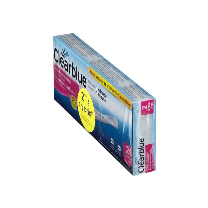 Clearblue Zwangerschapstest Snelle Detectie - Uitslag vanaf 1 Minuut - 2 Testen