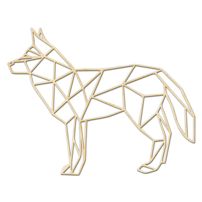 Geometrische Hond / Wolf  - Dieren