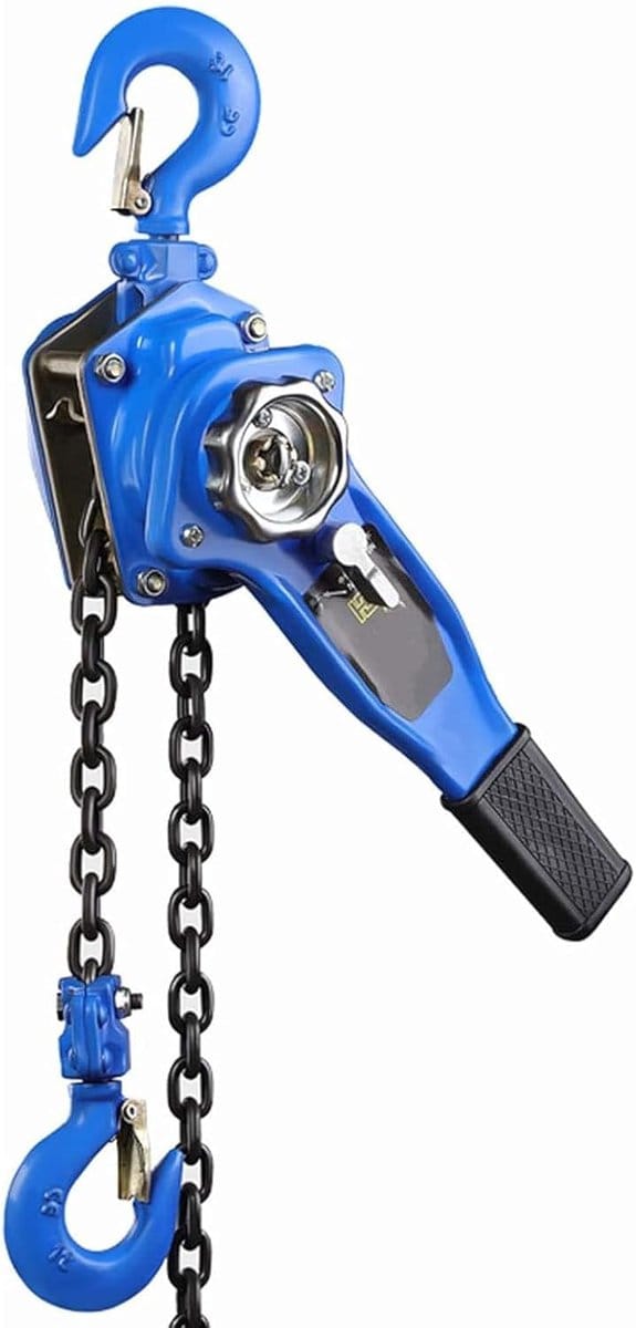 Hefboomtakel - Kettingtakel - Zware Lasten Tillen - Stevige Constructie - 0.75t 1.5m - Blauw