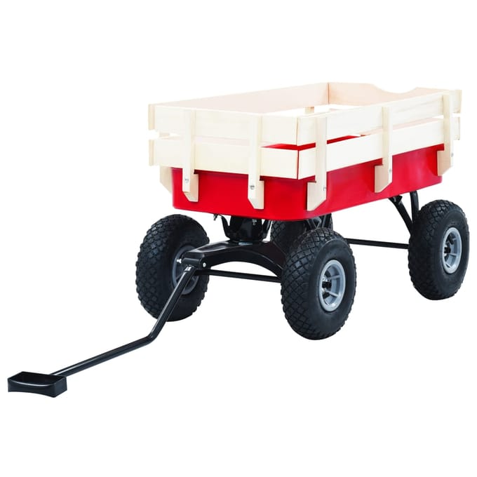 Vidaxl Chariot Manuel, 150 Kg, Rouge