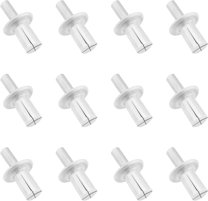 ECSiNG 50 stuks Aluminium Blindklinknagels 6,4 x 4 mm - Set van