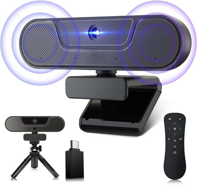 CLVP® Webcam Voor PC – Streaming Camera – Camera Met Microfoon