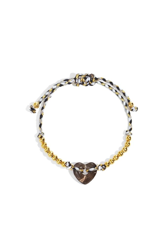 Polyester Kralen Armband - Verkleurt niet - Cadeau - Goudlief
