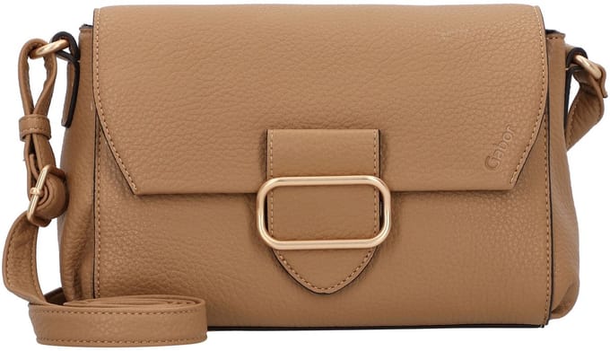 Gabor schoudertas Melora Flap Bag Top Zip Camel Lichtbruin