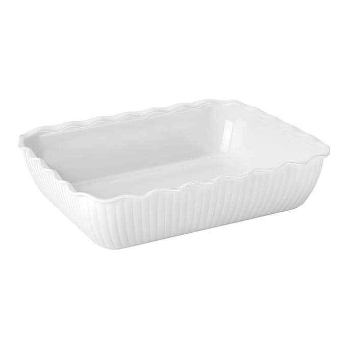 Olympia Kristallon Grote Saladebak - Wit