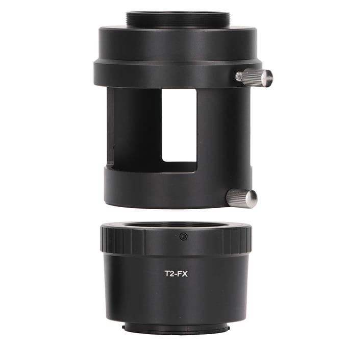 Spotting Scope Camera Adapter Vogelkijk Lens naar Mirrorless Camera Ringbuis met T2 Adapterring black