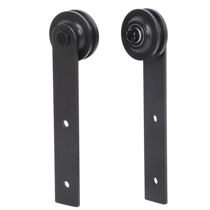 2 stuks Schuifdeur Rail Wiel Katrol Roller voor Barn Deur US Boerderij Hardware Accessoires