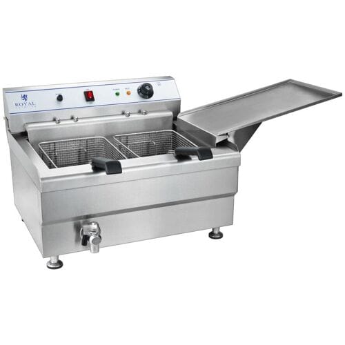 Royal Catering Friteuse - 36 liter - 400V - 2 manden 10010126