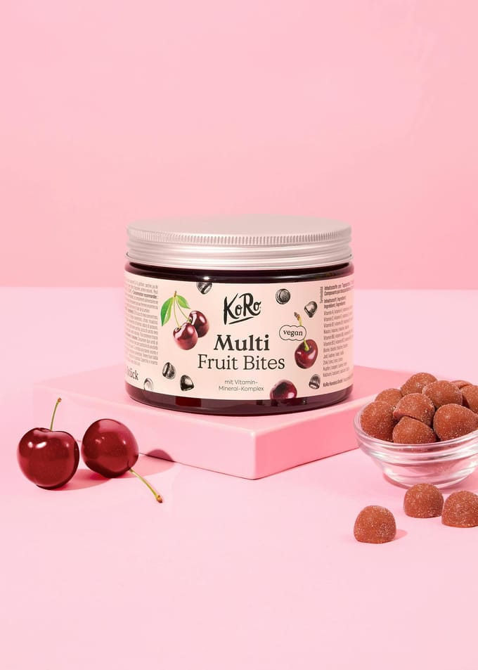 Multi fruit bites met vitamine-mineraalcomplex 120 stuks