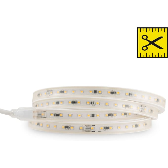 The Light Group SLC LED strip 230V complete set IP65 5m, 3.000K