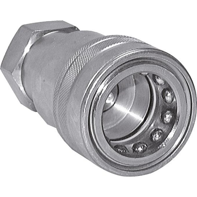 Stalen DN 50 Hydraulische Koppeling Snelkoppeling G 2 inch Binnendraad ISO 7241-1 B D 63.2mm