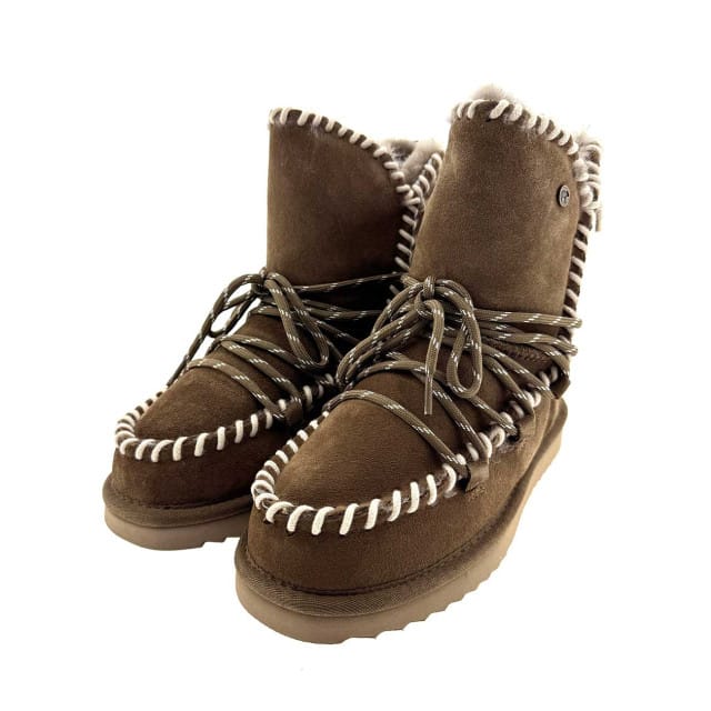 Warmbat Waturra Suede lace boot Dames Laarzen - Mud