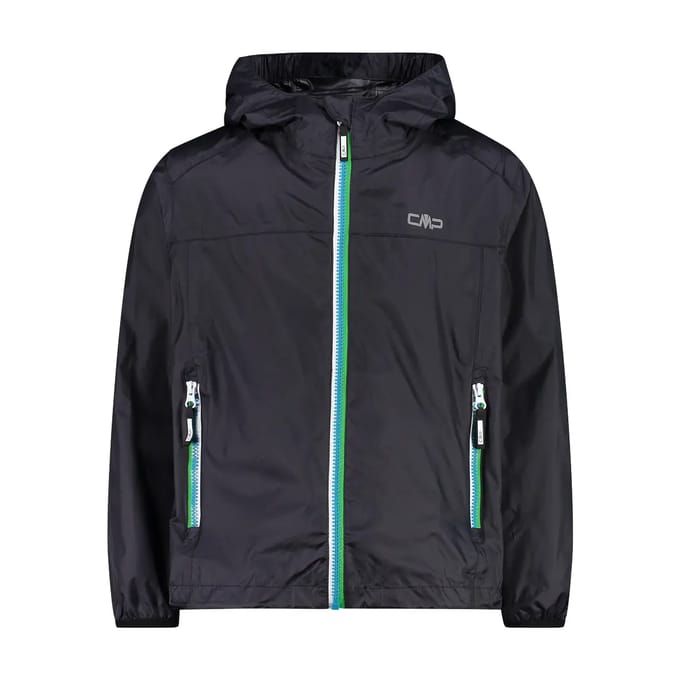 Cmp Rain Fix Hood 3x57624 Jas Zwart 4 Years Kinderen