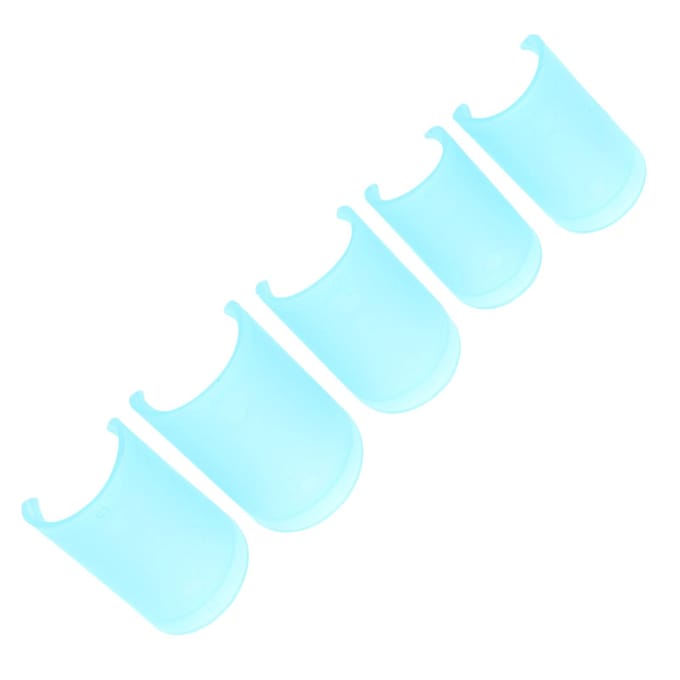 5Pcs Flûte Membrane Protecteur ABS Instrument Traditionnel Chinois Accessoires DM ?01Bleu white