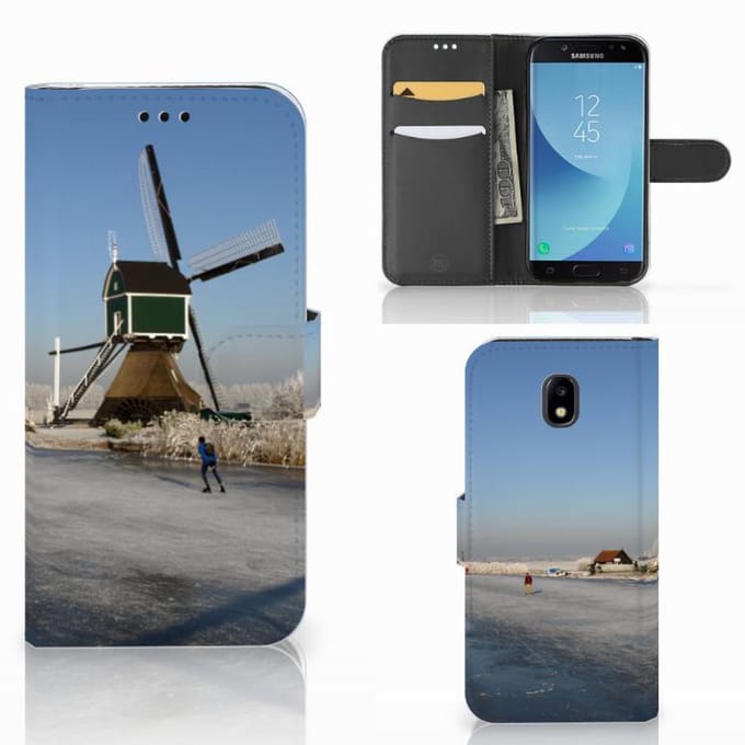 Samsung Galaxy A30 Flip Cover Schaatsers
