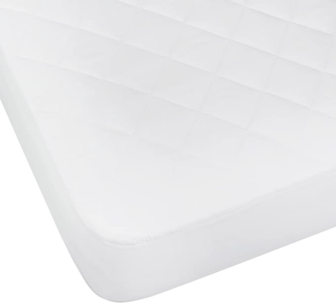 Fibre matrasbeschermer gewatteerd, ademend, katoen, kingsize bed, 120 x 190 cm