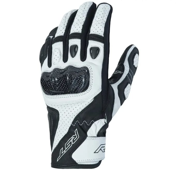 RST Stunt III CE Heren Handschoenen Wit Zwart - Handschoen