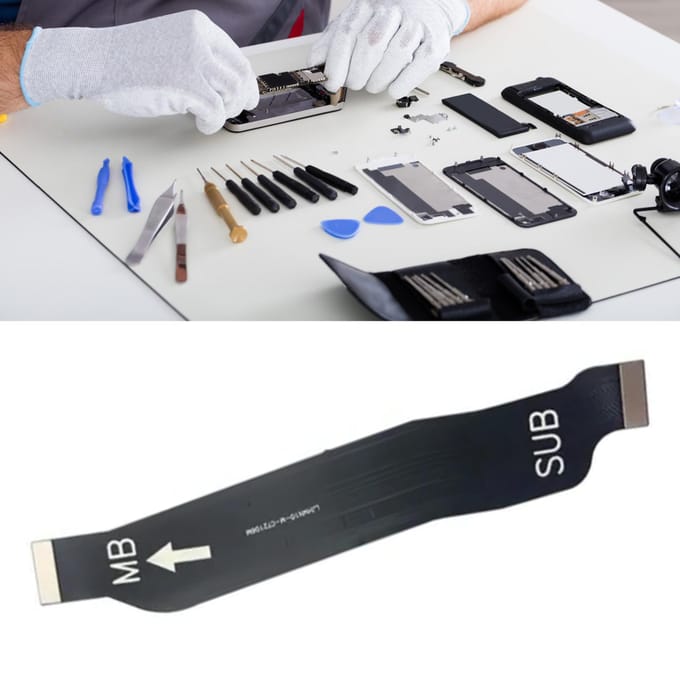 Remplacement du module de câble flexible de la carte mère pour Xiaomi Redmi Note 10 black