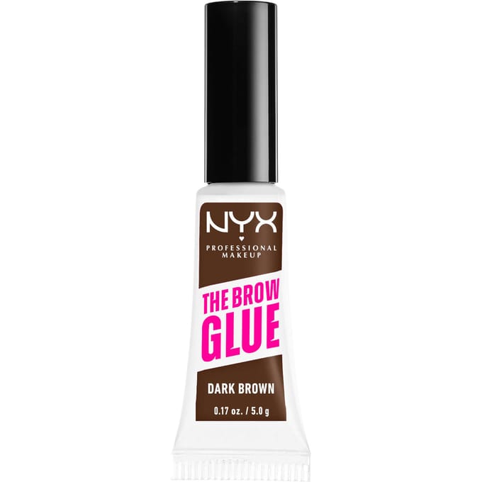 Nyx Professional Makeup The Brow Glue - Medium Brown - Wenkbrauw Gel 16 uur langhoudend - Medium Bruin