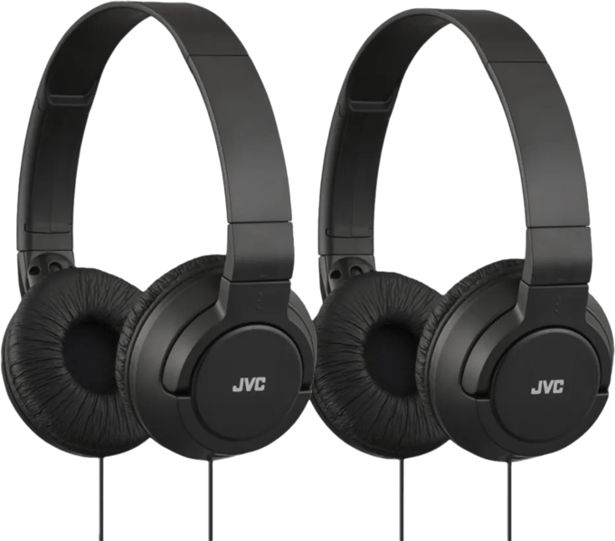 JVC HA-S180 Zwart duopack