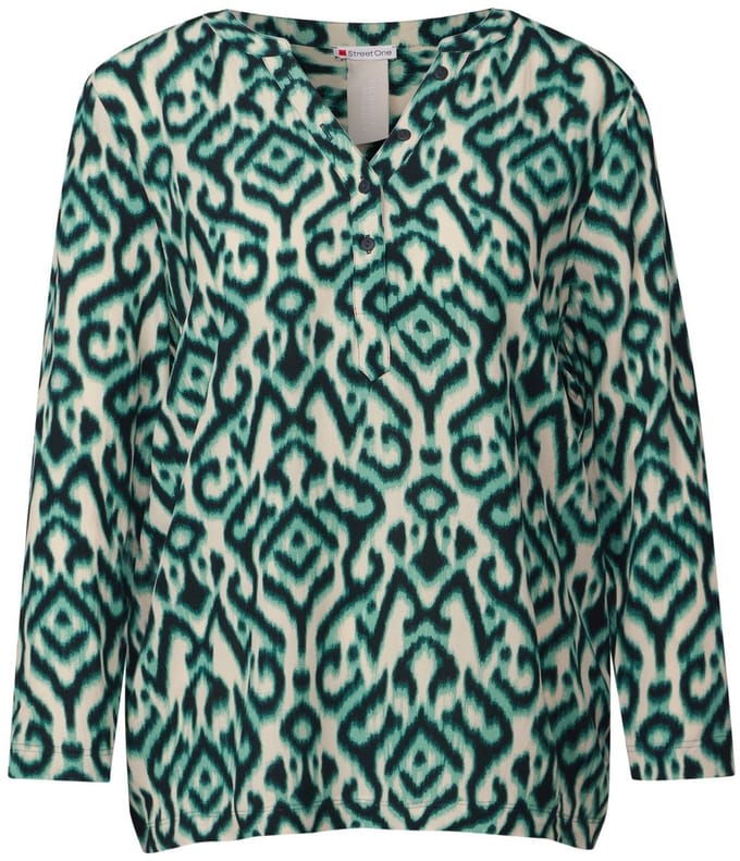 A322966 printed mat-mix shirt w.but