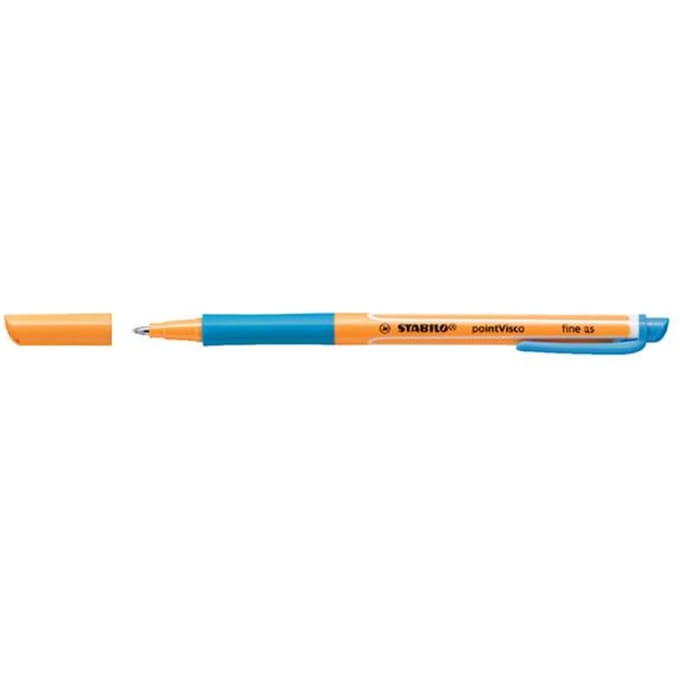 Rollerpen STABILO PointVisco 1099/51 fijn azuurblauw