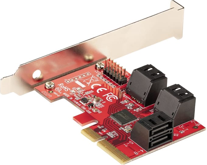 RAID controller card 6P6G-PCIE-SATA-CARD