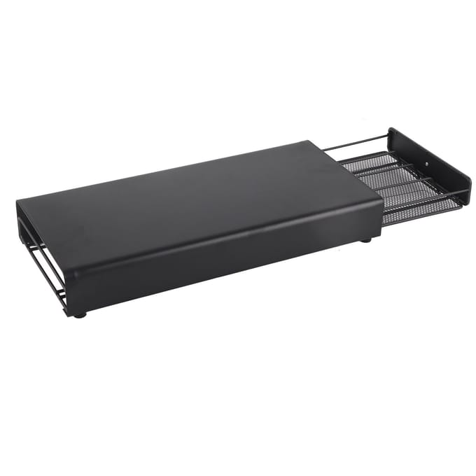 Koffiepad Opberglade Compacte Pad Capsule Houder Stofdicht Koffiecapsule Lade Ruimtebesparend L gray