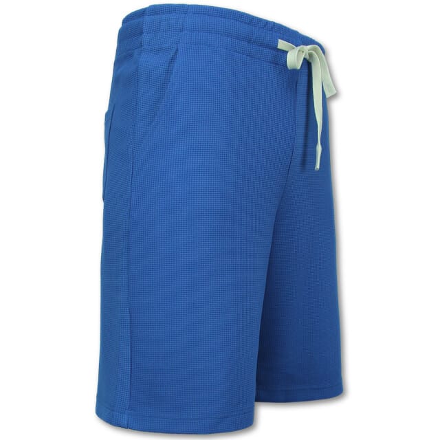 Zomerset Heren - Ribbed Oversized - Two Piece Setje - Twinset - Co ord Set - F-918 - Blauw