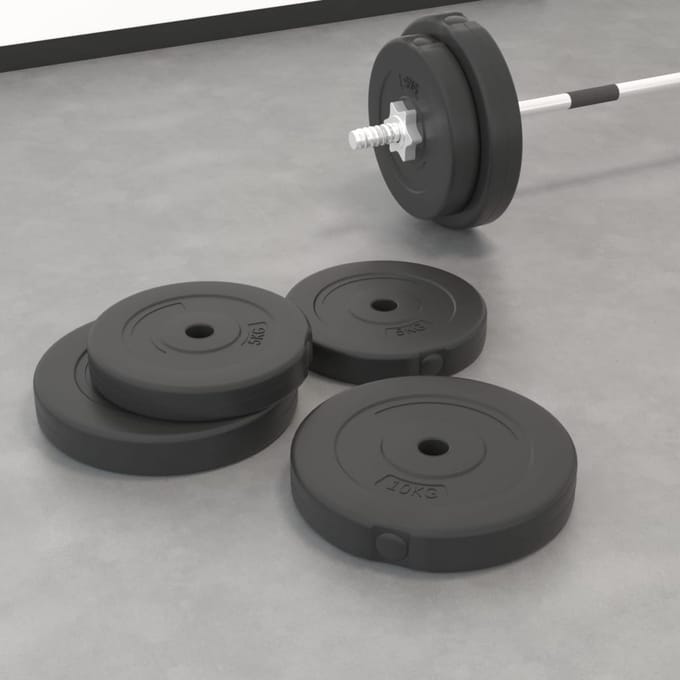 vidaXL - Halterschijven - 4 - st - 30 - kg - beton
