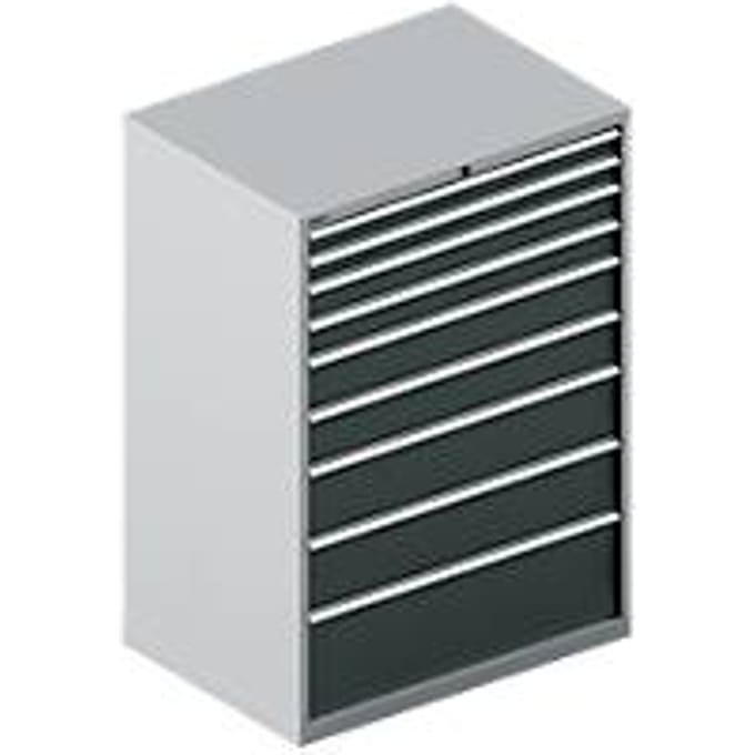 Schäfer Shop Select Ladekast 54-36 9 wit aluminium/antracietgrijs wit