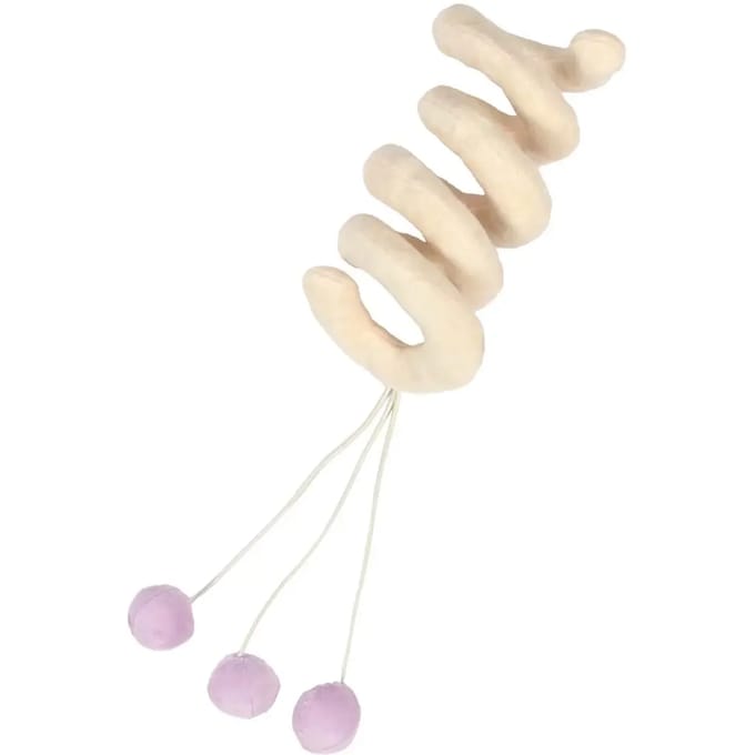 Kattenspeeltje TWISTER beige 36x10x10cm