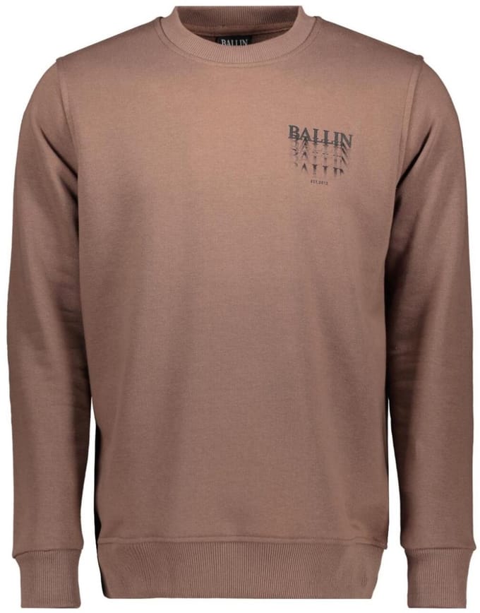 Ballin Trui Crewneck 5222 Cacao Mannen Maat - S