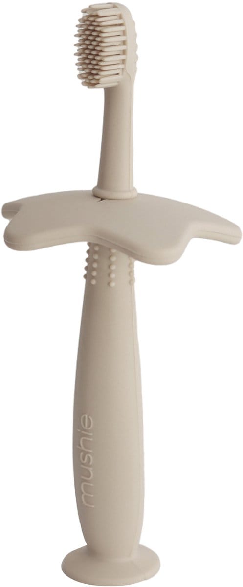 Mushie Training Toothbrush Star - Shifting Sand