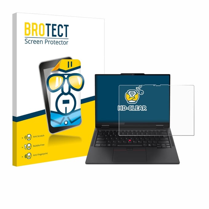 BROTECT - Screenprotector voor Lenovo ThinkPad T14s 2-in-1 Gen 1 - Folie Beschermfolie transparant