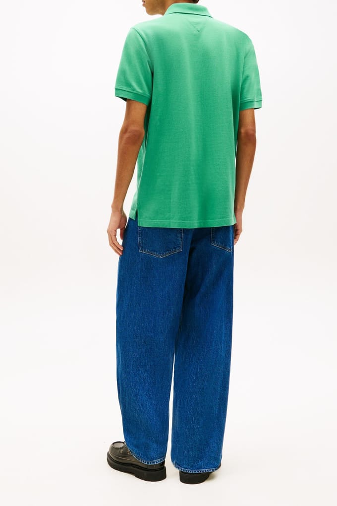 Tommy Hilfiger Regular Essential Polo Ext Bahama Green Größe: M | Poloshirts Outlet | Herren | Grün