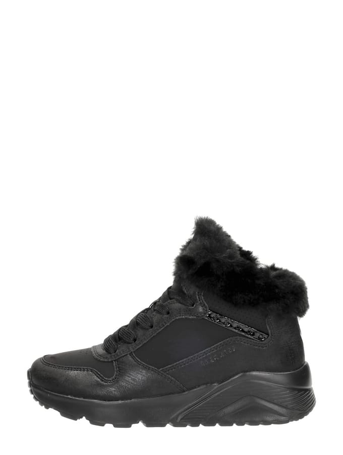 Skechers Uno Lite Veterschoen hoog - Zwart - Maat 32