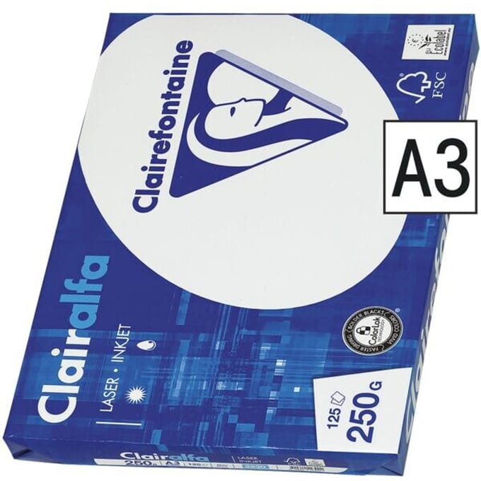 CLAIRALFA PAPIER A3 250G 125V