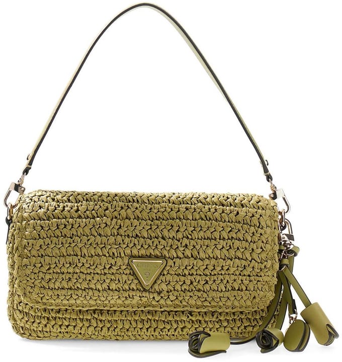 GUESS schoudertas Ofelia Flap Shoulder Bag Olive olijfgroen