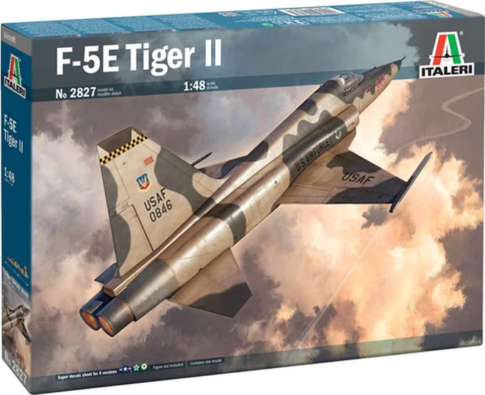 Italeri Modelbouwpakket Vliegtuigen - 2827 Northrop F-5E Tiger II Plastic - 1:48 - Modelbouw