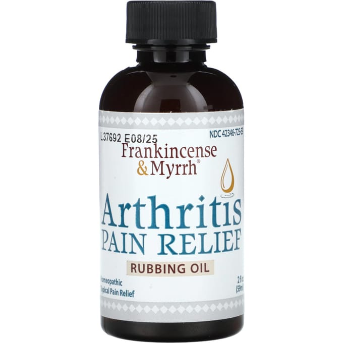 Wierook & Mirre, wrijfolie voor verlichting van artritispijn, 60 ml (59 ml) black