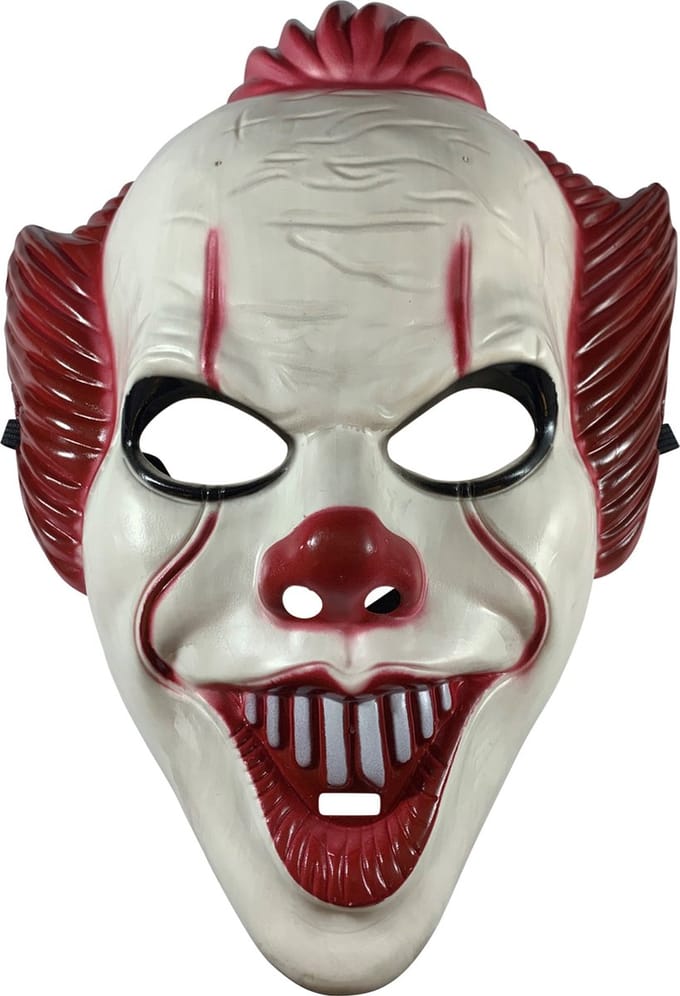 Fjesta© Halloween masker - Pennywise - Kunststof
