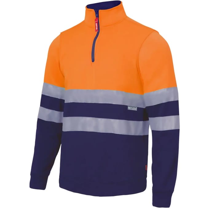 Hoodie met rits hoge zichtbaarheid Velilla
