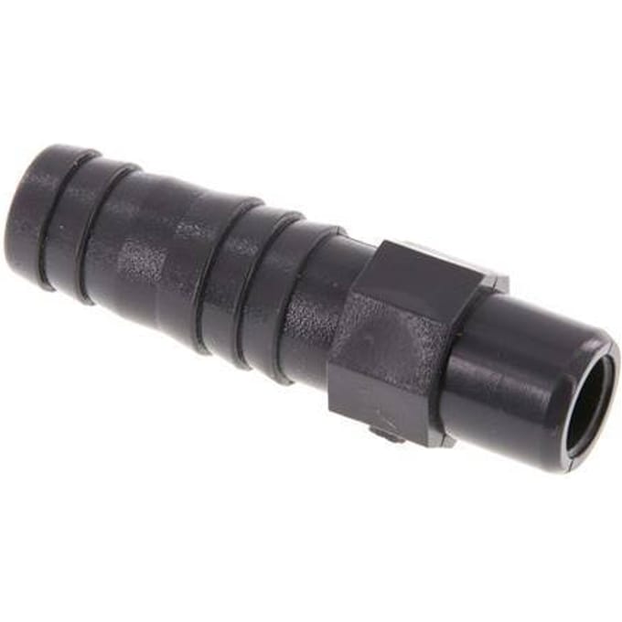 PVC Fitting Lijmmof 16mm Met Slangpilaar 16mm (5/8'') [5 stuks].