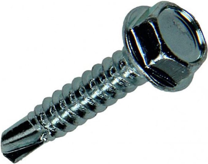20x SAM Zelfborende schroef zeskantkop 4.8x25mm E1 816094