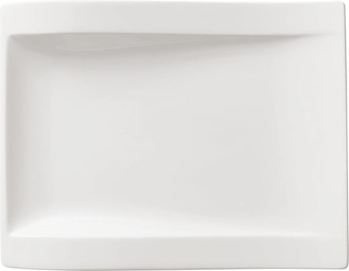 Villeroy & Boch NewWave Ontbijtbord - 26 x 20 cm - Wit