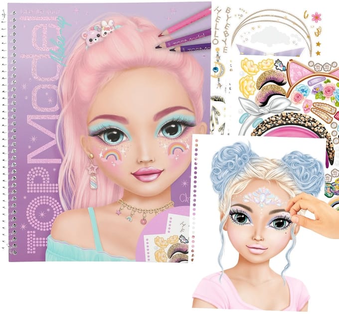 TOPModel make up kleurboek