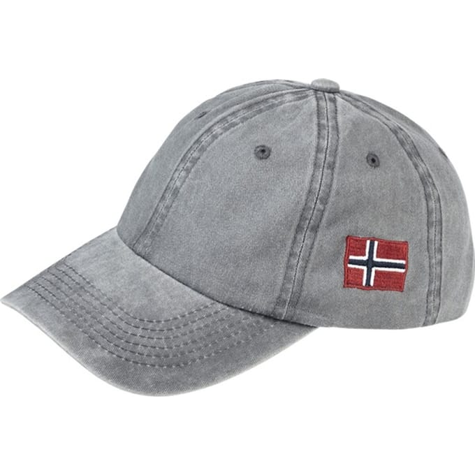 Jan Vanderstorm herren Honkbalpet - One-Size - grijs - Plus Size