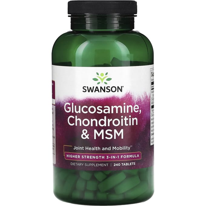 Glucosamine, Chondroïtine en MSM, 240 Tabletten
