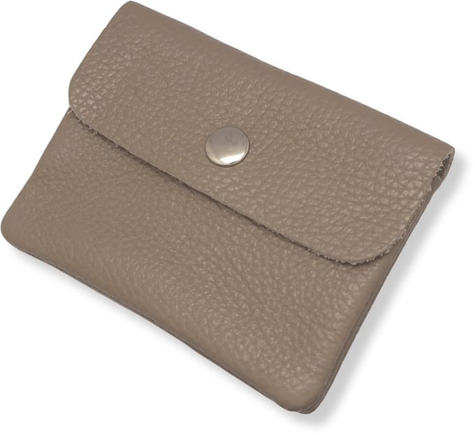 Bijoutheek Portemonnee Leer Italiaans Beige